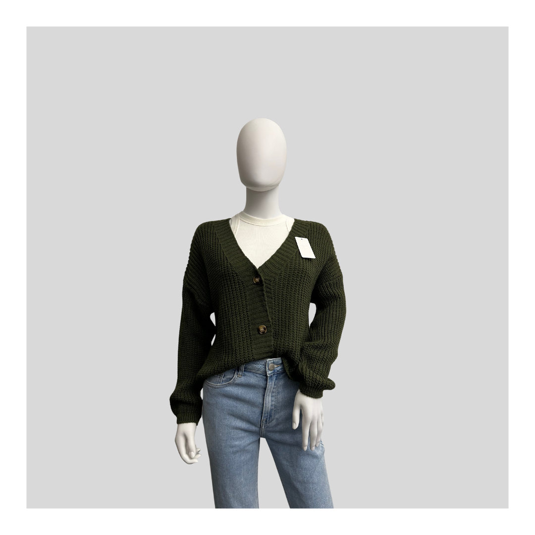 Strickjacke mit Knöpfen