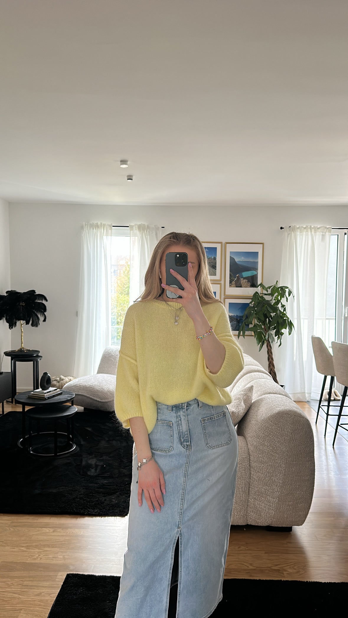 Strickpullover "Kurzarm"