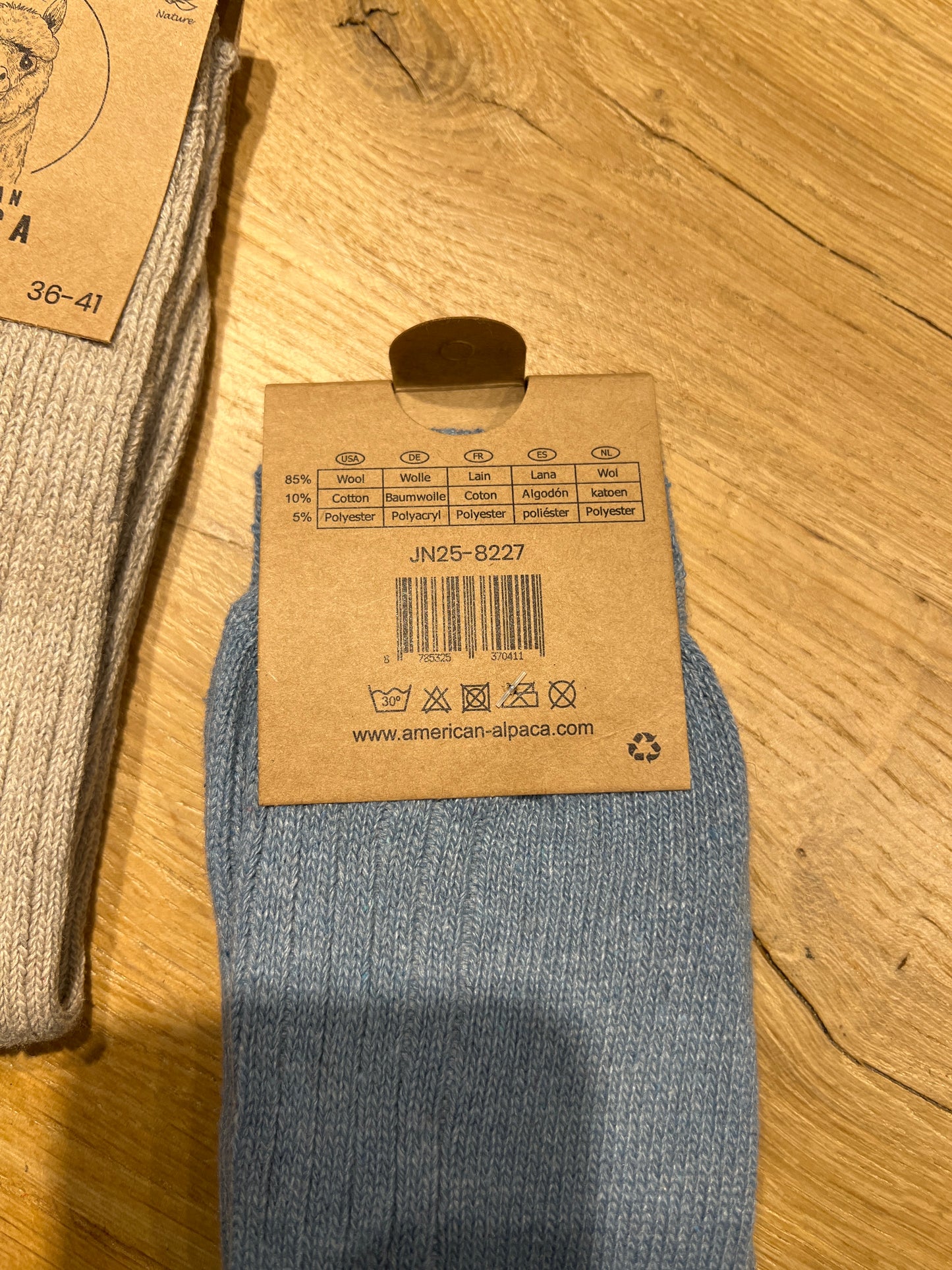 Alpaca Socken Gr. 36-41 "Gerippt" ❌