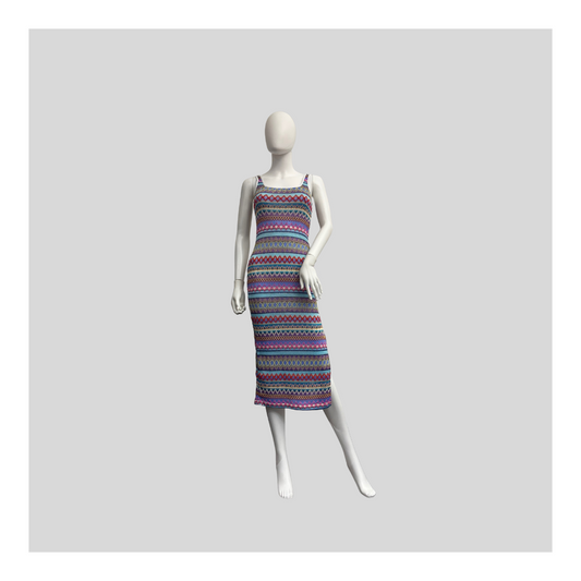 Enganliegendes Kleid "Flieder"