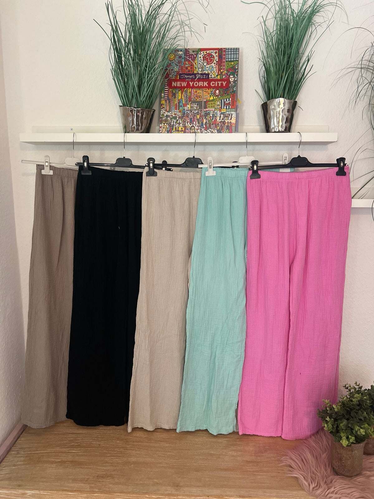 Musselin Hose ohne Tasche