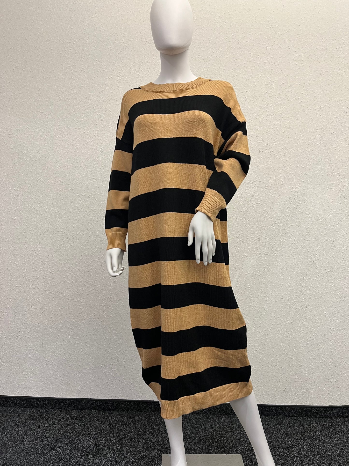 Kleid Langarm "Gestreift"