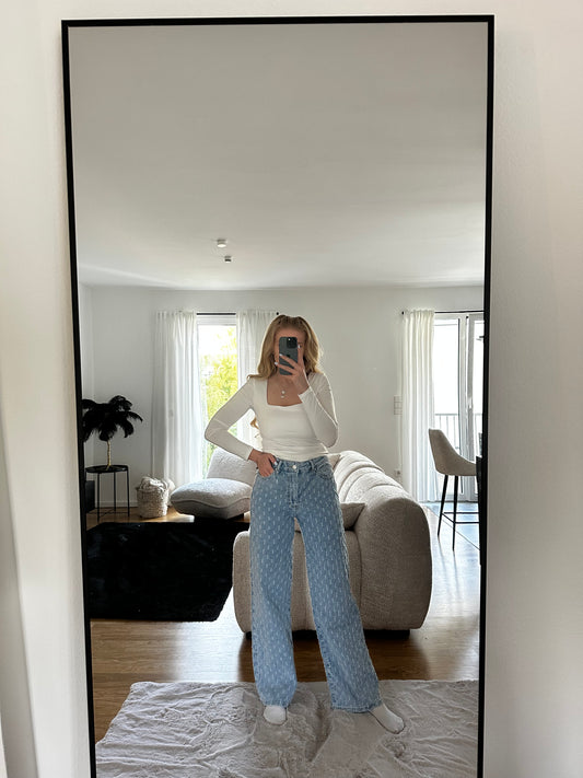 Jeans Hose "Struktur"
