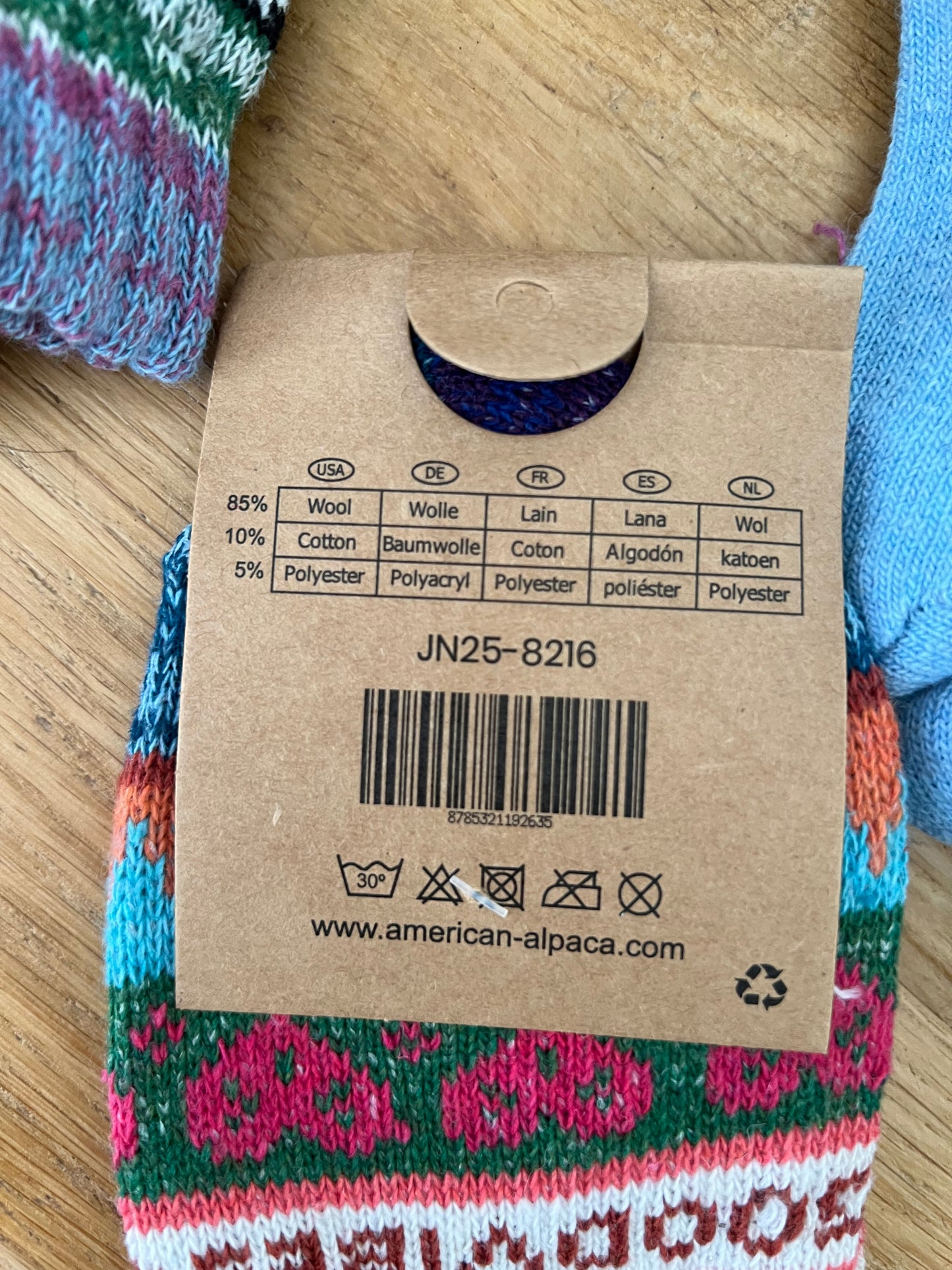 Alpaca Socken bunt Gr 36-41 Good Vibes