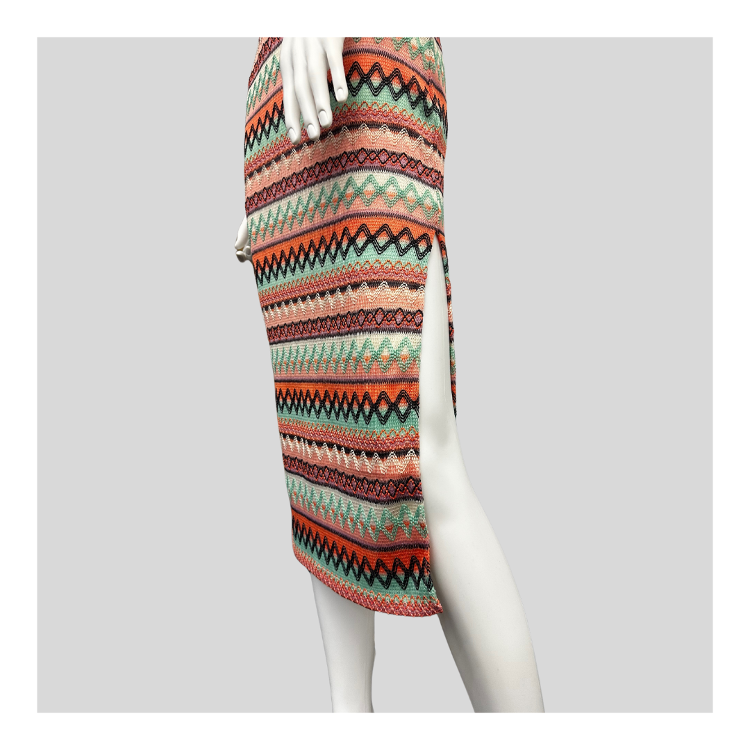 Enganliegendes Kleid "Orange"