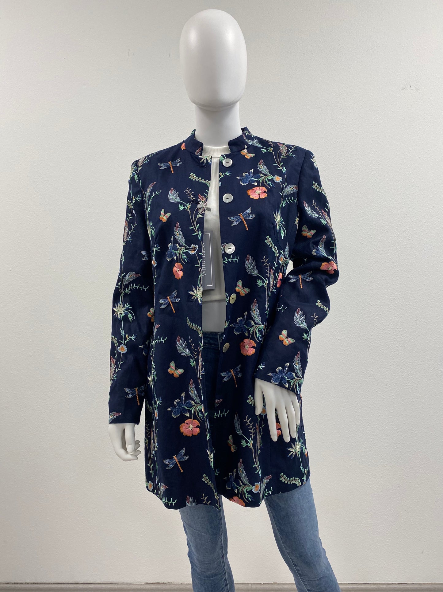 Leinenblazer "Dunkelblau"