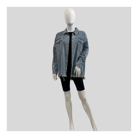 Jeansjacke "Ausgefranst"