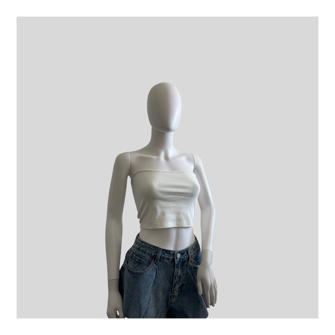 Bandeau-Top "Weiß"