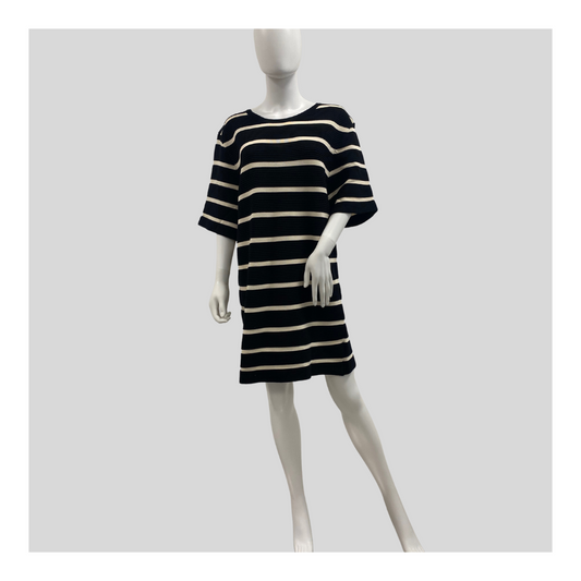Midi-Kleid "Gestreift"