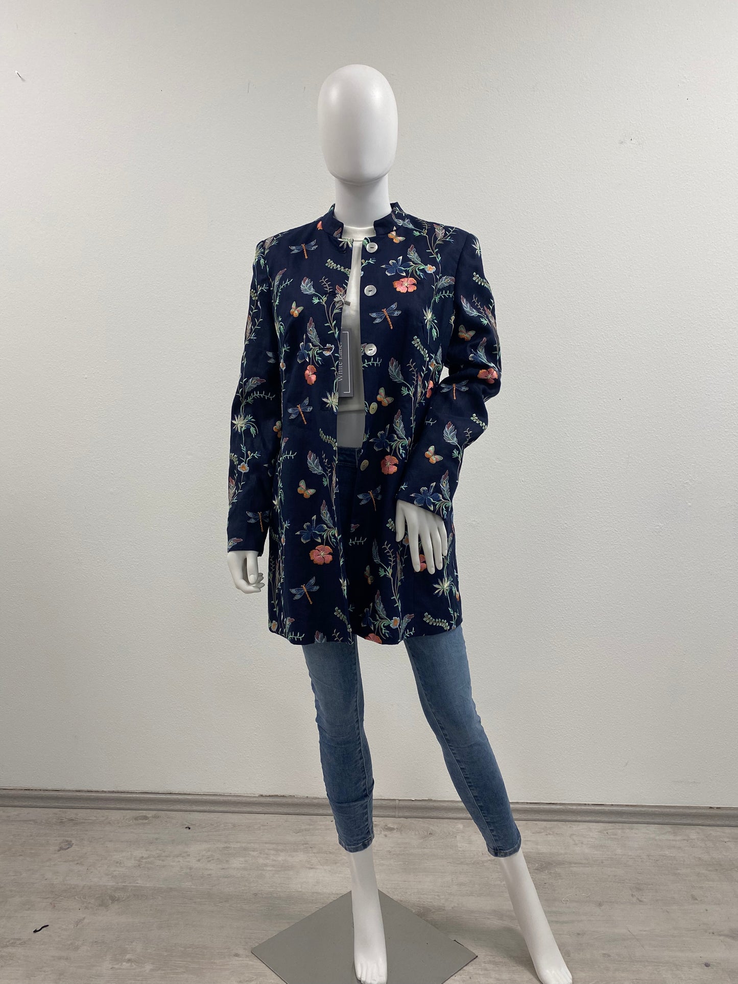 Leinenblazer "Dunkelblau"