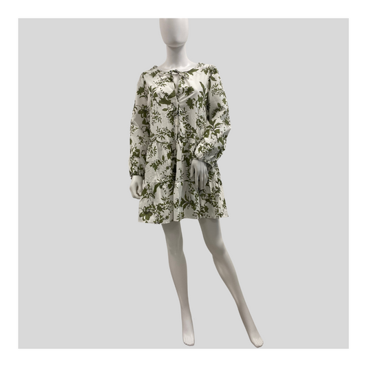 Grünes Sommerkleid "Muster"