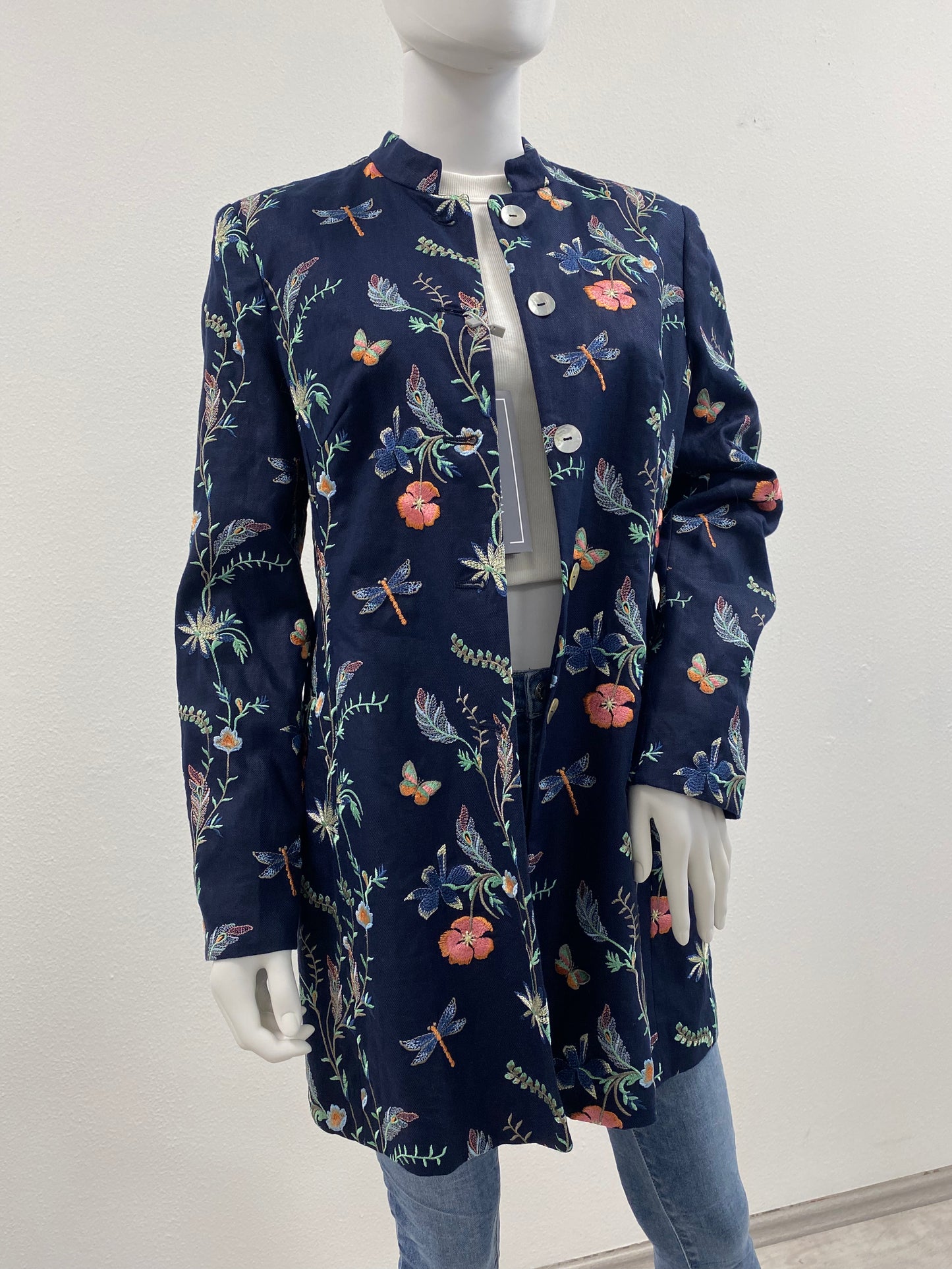 Leinenblazer "Dunkelblau"
