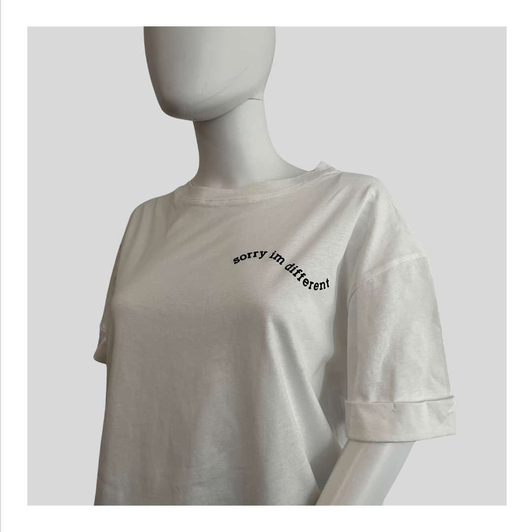 T-Shirt “Sorry im different”