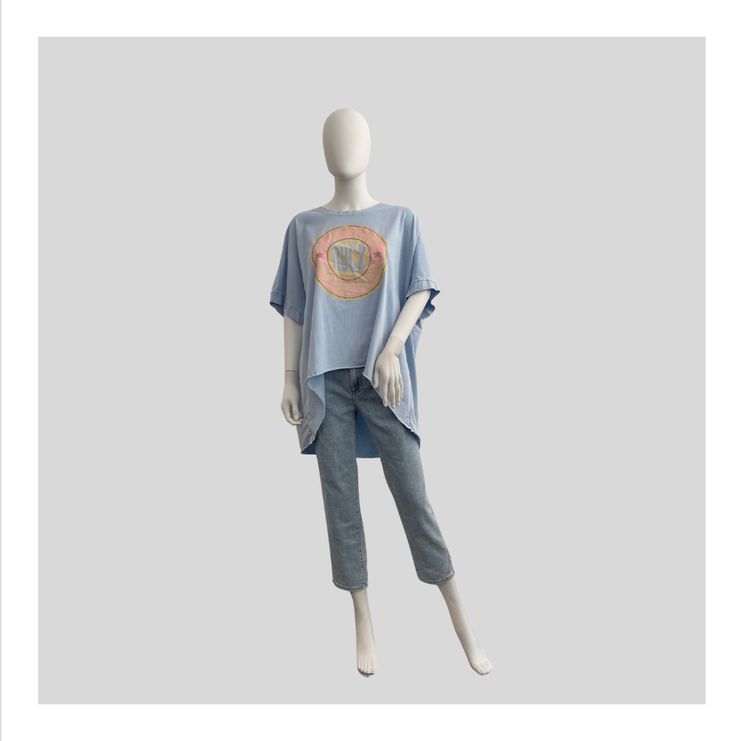 Oversized T-Shirt "Rock Print"