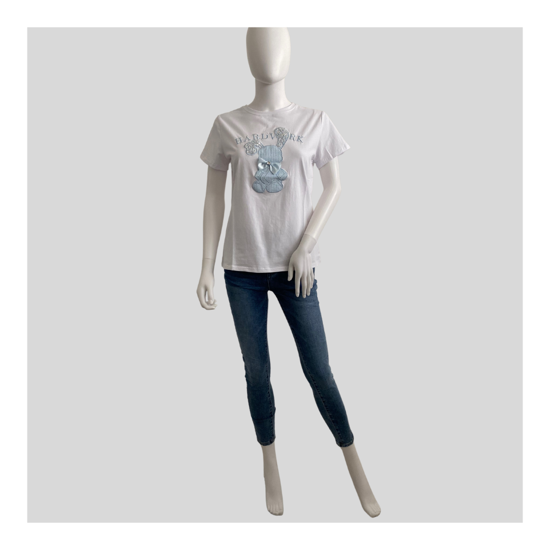 T-Shirt "Blauer Hase" 🤍