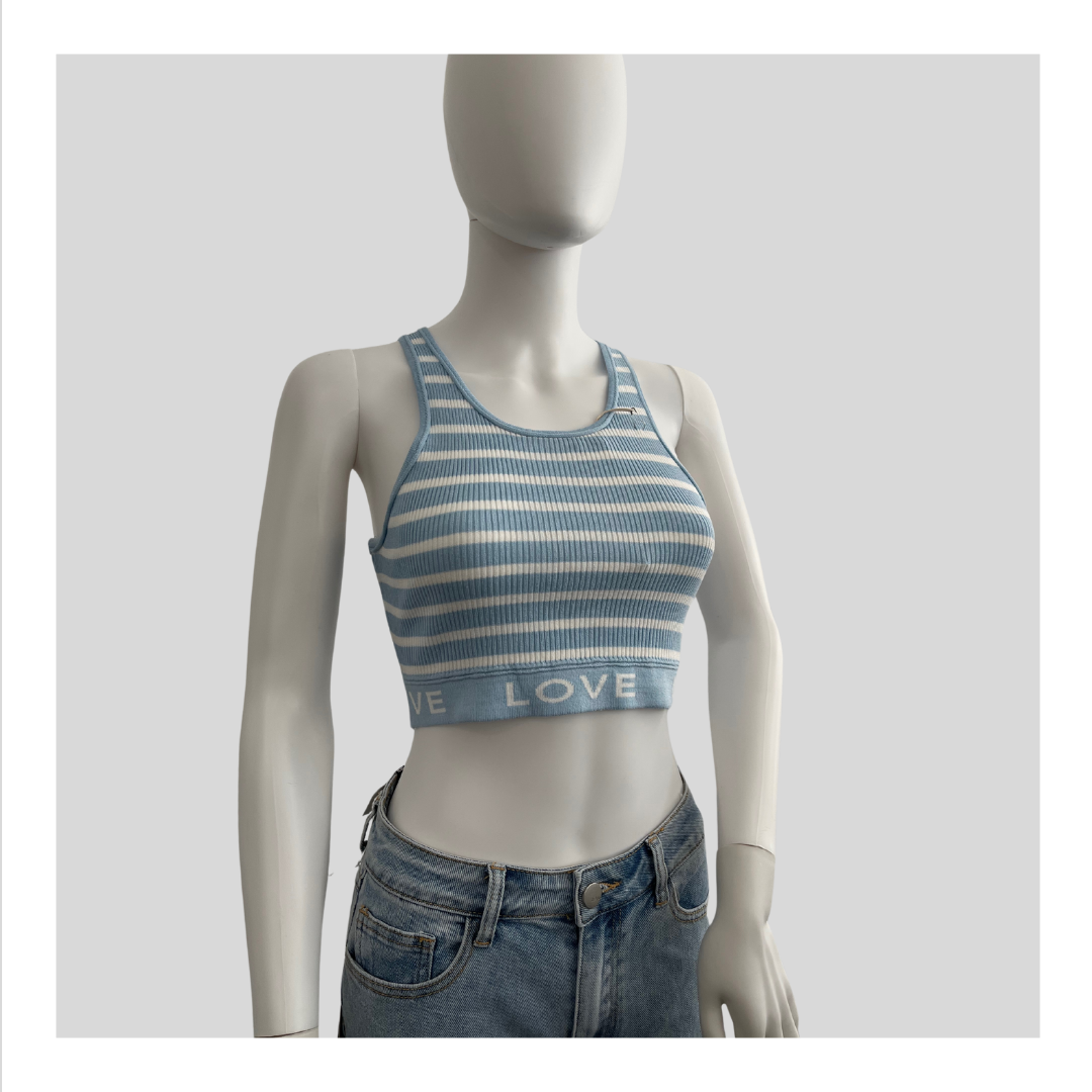 Top gestreift "Love"