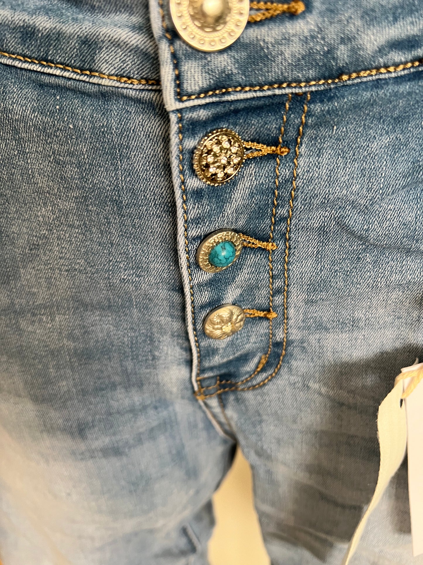 Jewelly 3/4 mit bunten Knöpfen