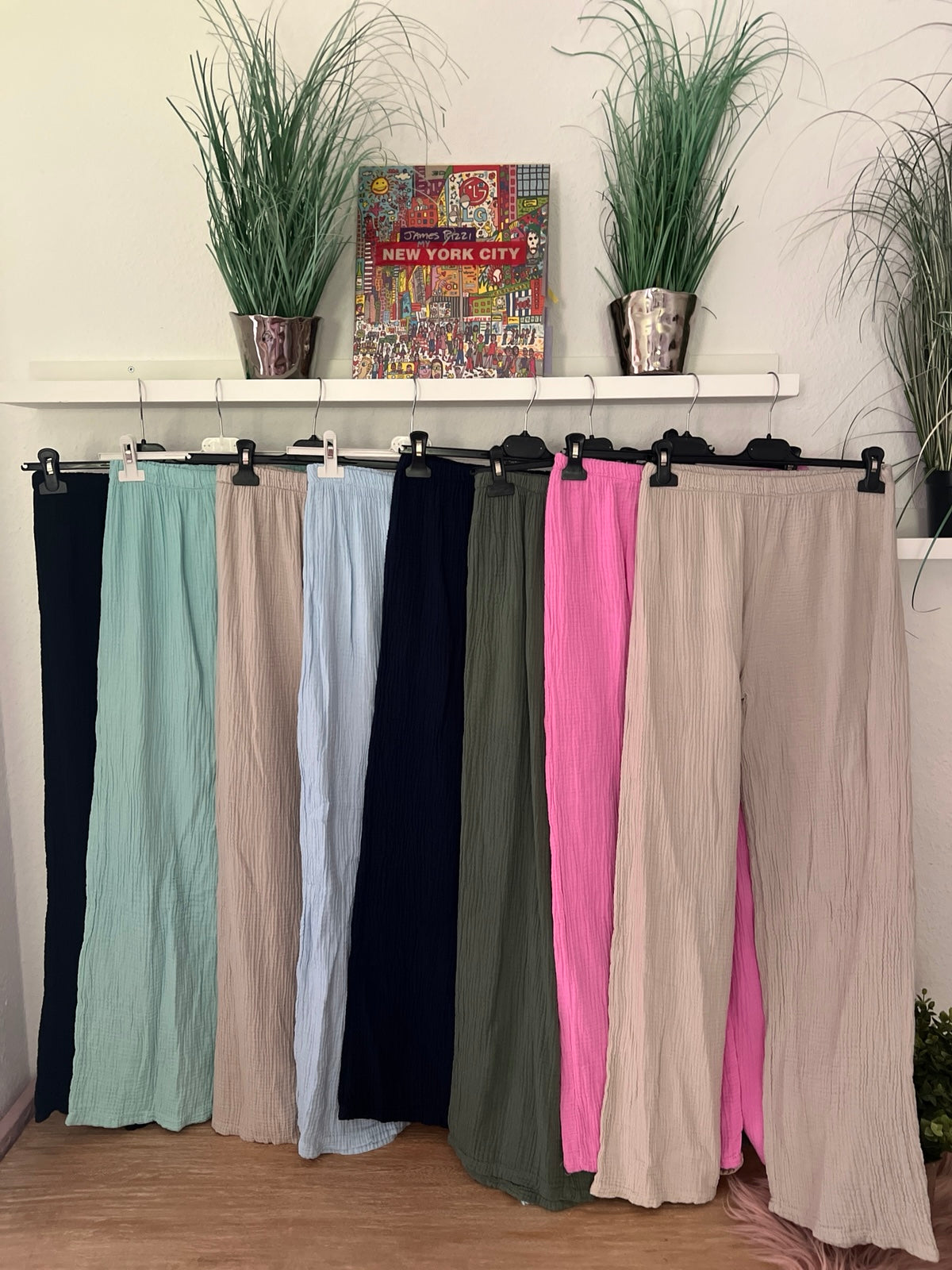 Musselin Hose ohne Tasche