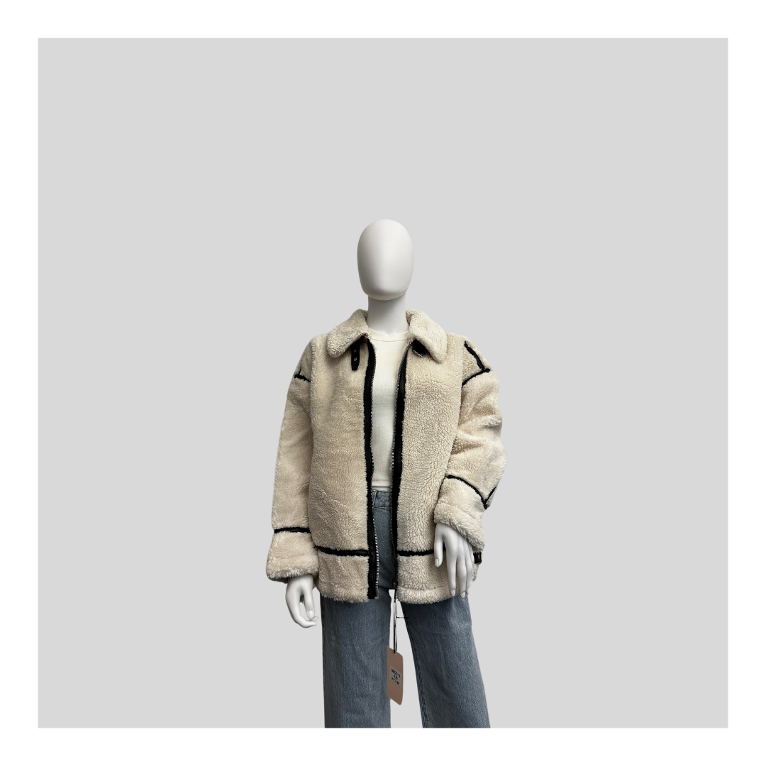 Beige Jacke “Teddy”