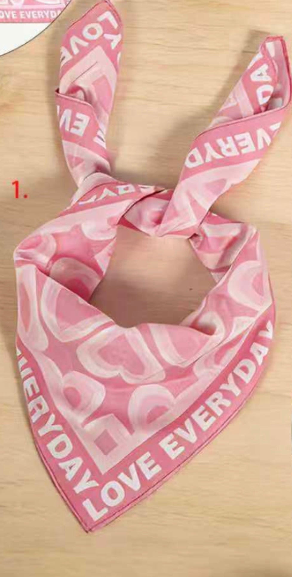 Schal Love everyday 70x70