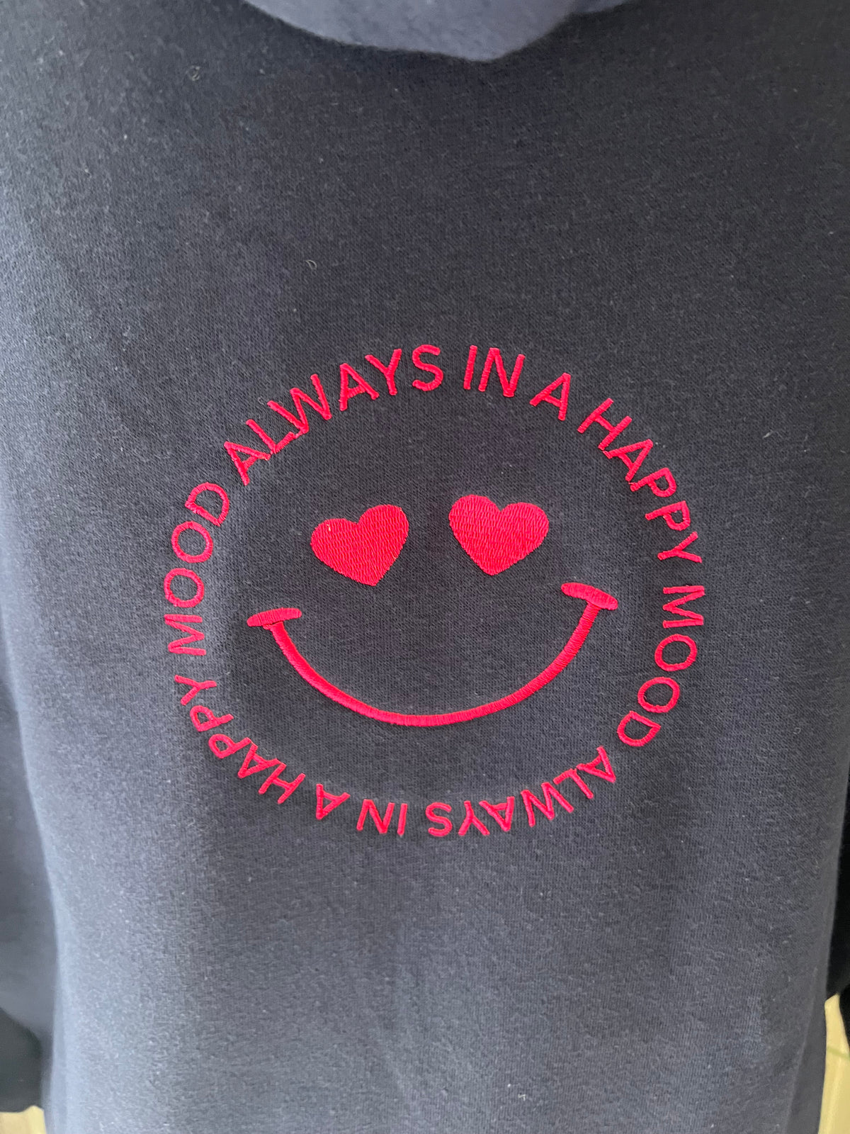 Hoody Happy Zwillingsherz Marine xl