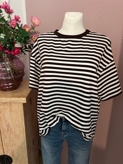 T Shirt Pretty Body gestreift