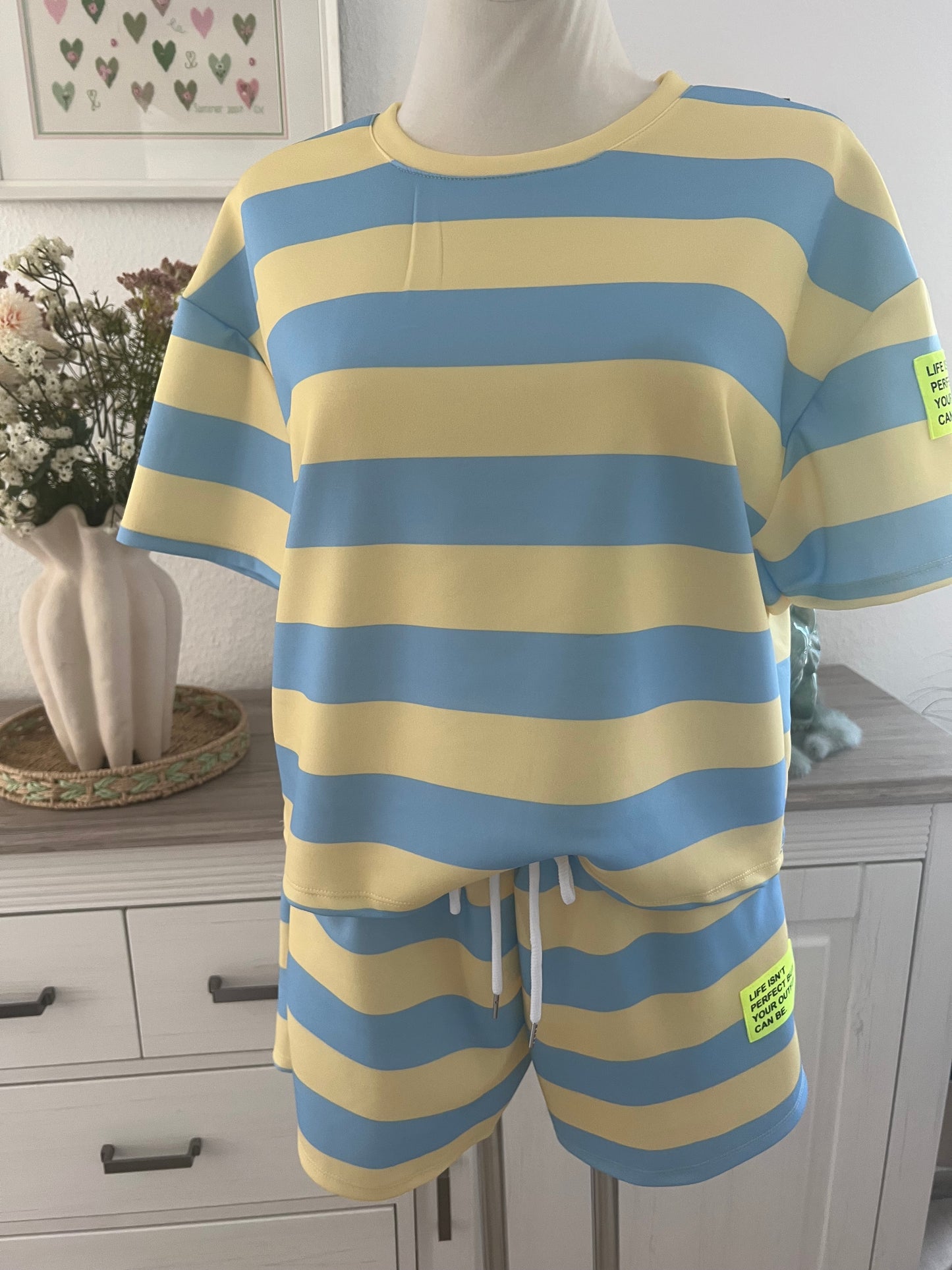 2 Teiler gestreift mit Patch