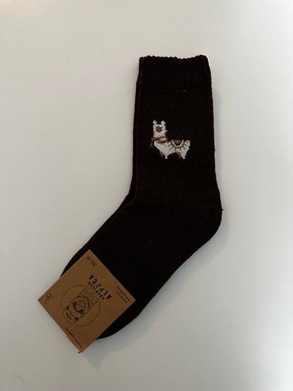 ✅ Alpaca Socken Gr. 36-41 "Mit Alpaca- Dick"
