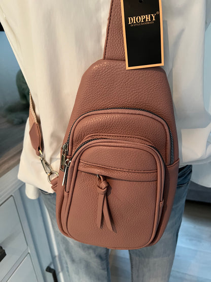 Lilli Crossbody mit Stoffgurt und Pouchette