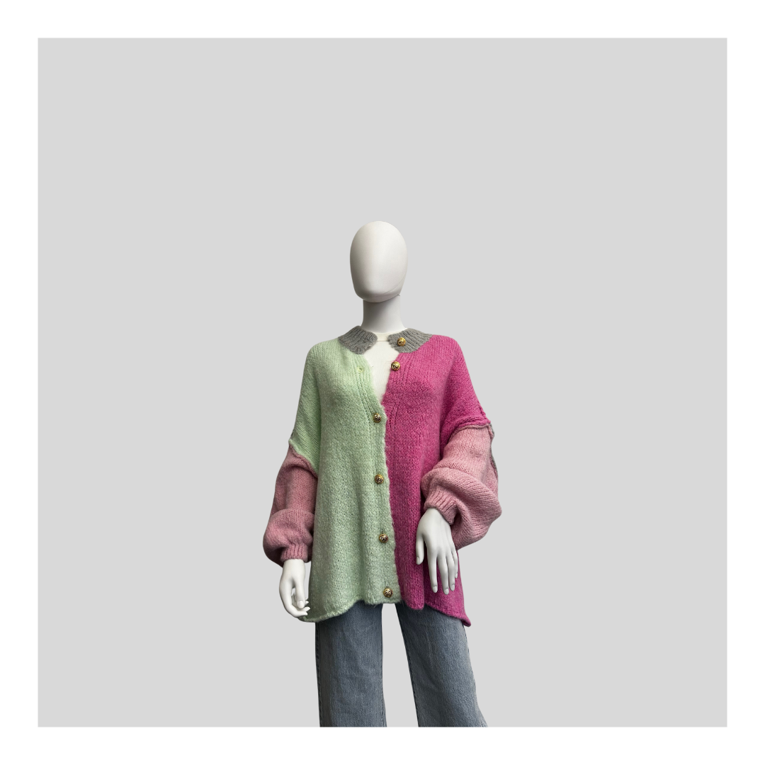 Strickjacke "4-Farbig"