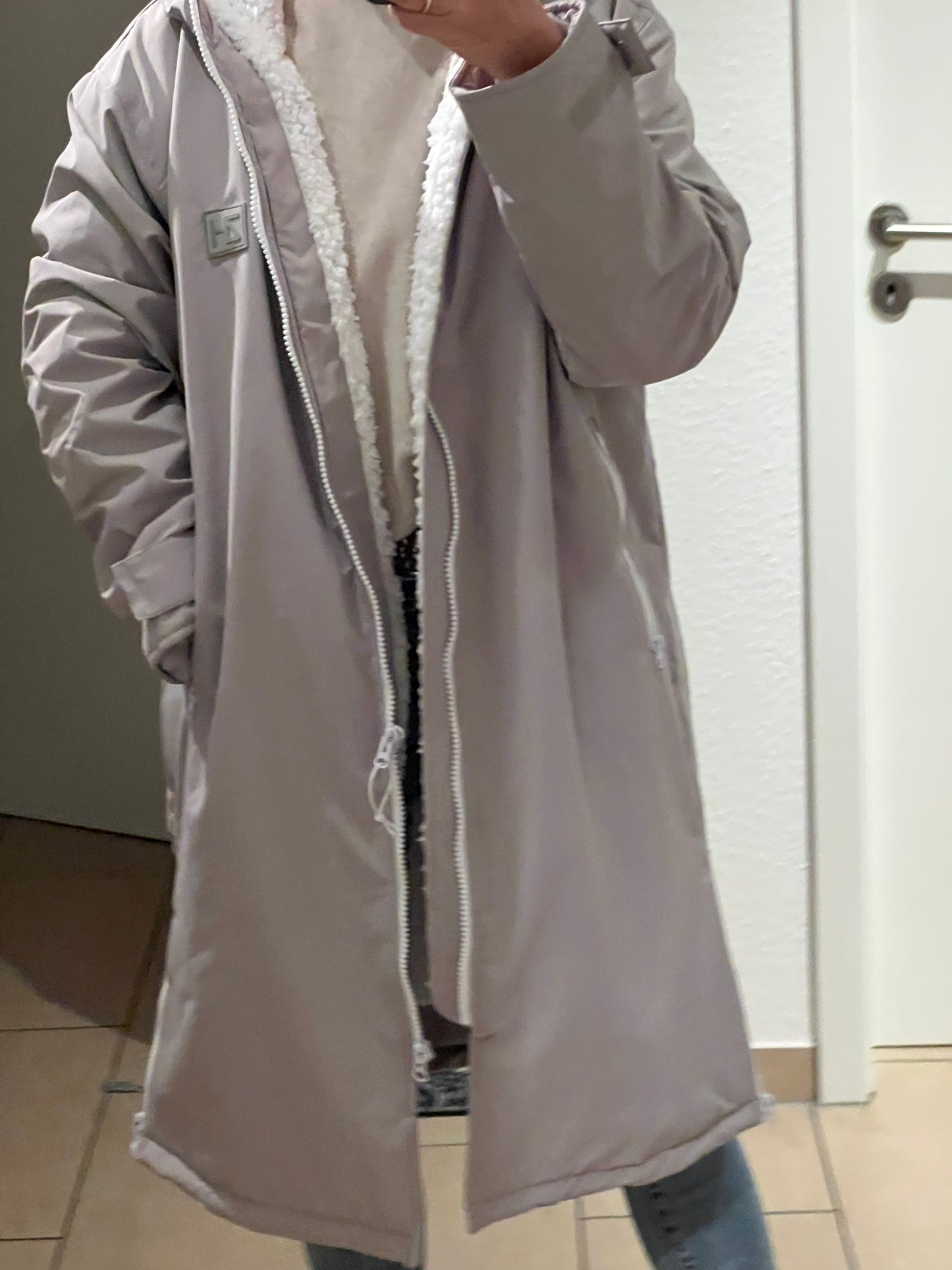 Zwillingsherz Windbreaker in verschiedenen Farben S/M Oversized geschnitten
