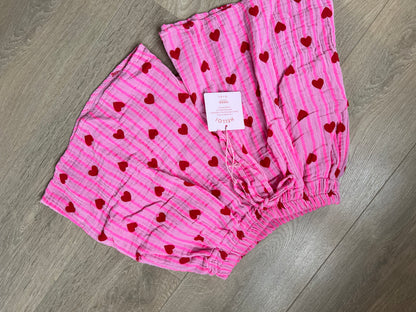 Musselin Short mit Herz