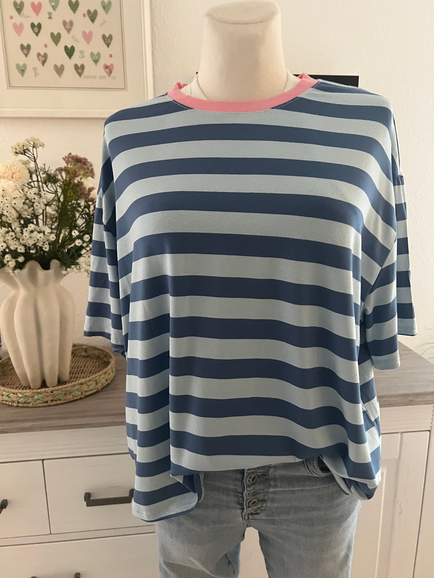 T Shirt gestreift in verschiedenen Farben