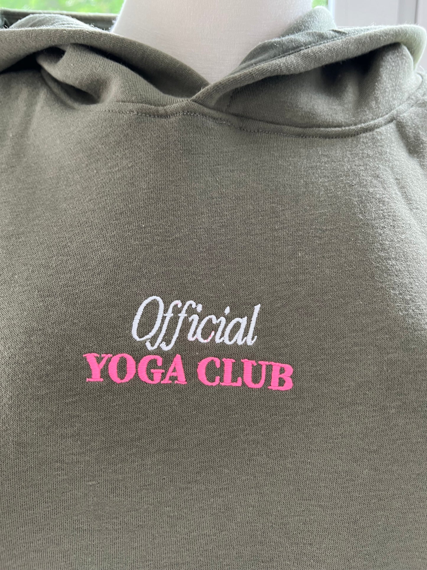 Hoodie  Yoga Zwillingsherz Khaki