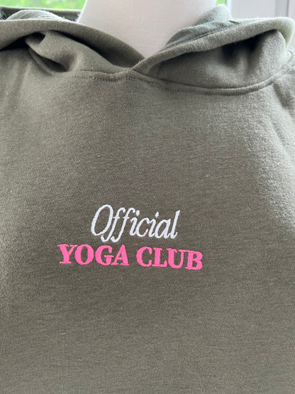Hoodie  Yoga Zwillingsherz Khaki