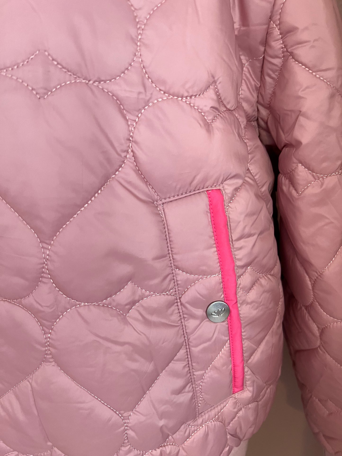 Zwillingsherz Bomberjacke altrosa