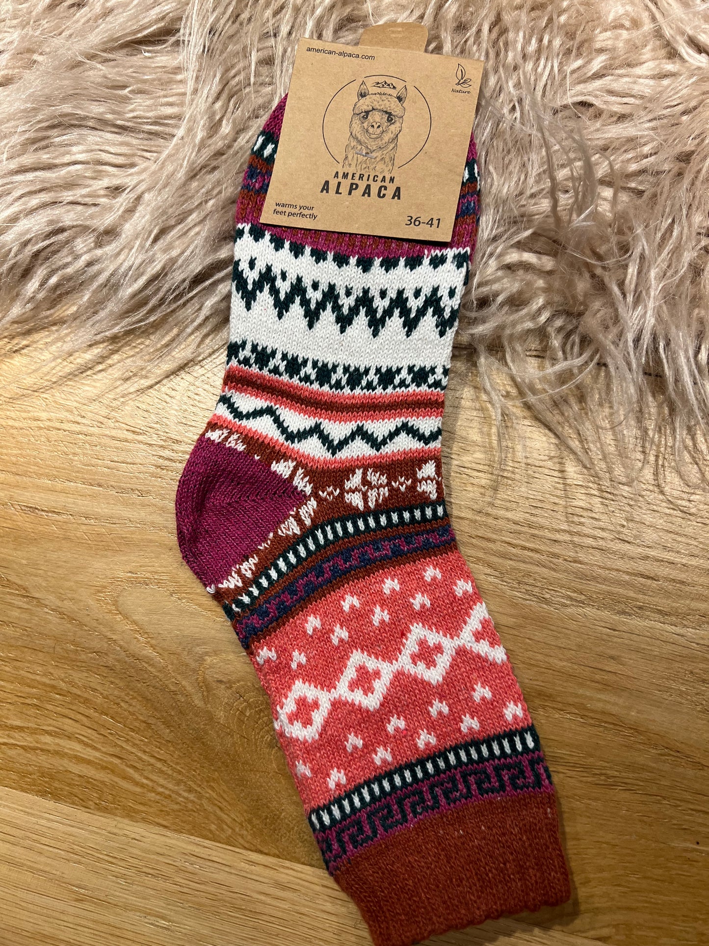 Alpaca Socken bunt Gr 36-41 — 8203