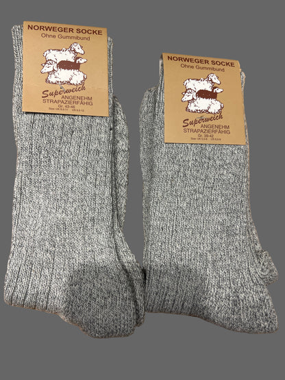 Norweger Socken grau ❌