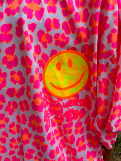 Leo Smiley 2 Teiler in verschiedenen Farben  don‘t worry be happy