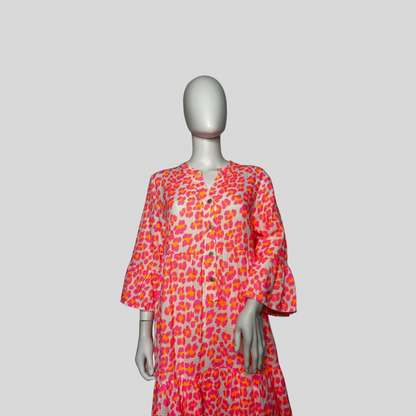 Musselin Kleid "Lang - Leo"