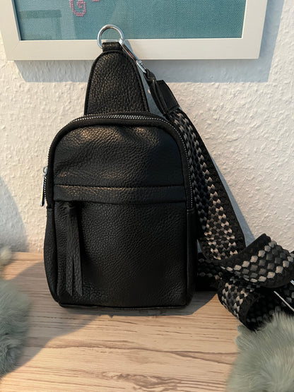 Crossbody mit Stoffgurt