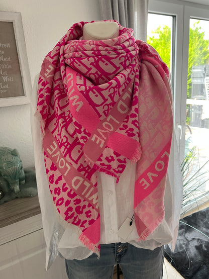 Wild Love Schal pink Di
