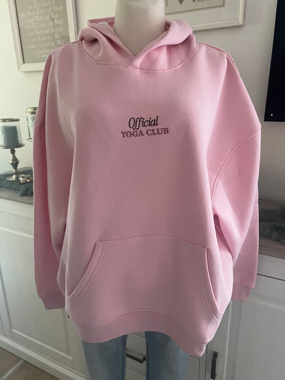 Hoodie  Yoga Zwillingsherz rosa