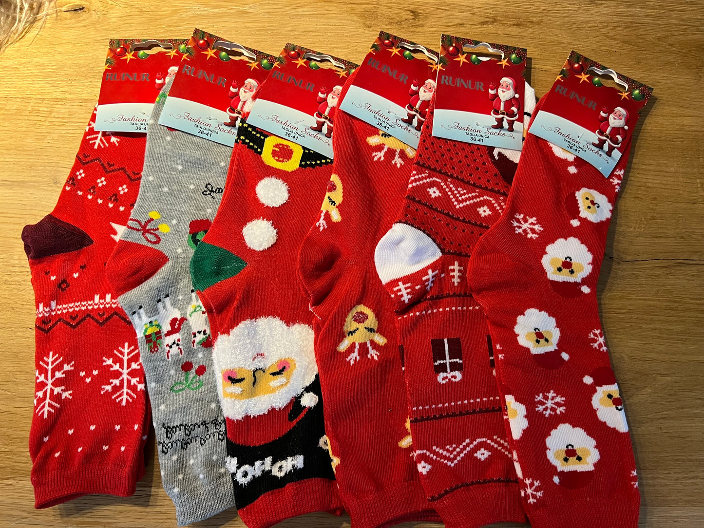 Weihnachts Socken Gr 36-41