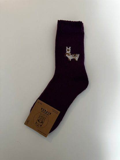 ✅ Alpaca Socken Gr. 36-41 "Mit Alpaca- Dick"