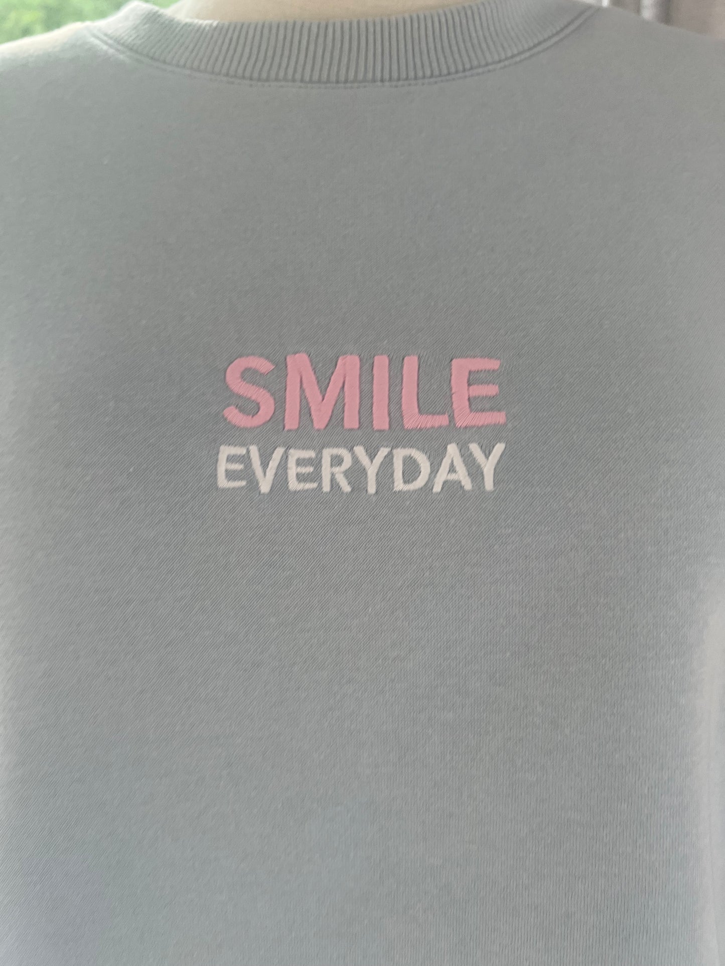 Zwillingsherz Sweatshirt hellblau rosa