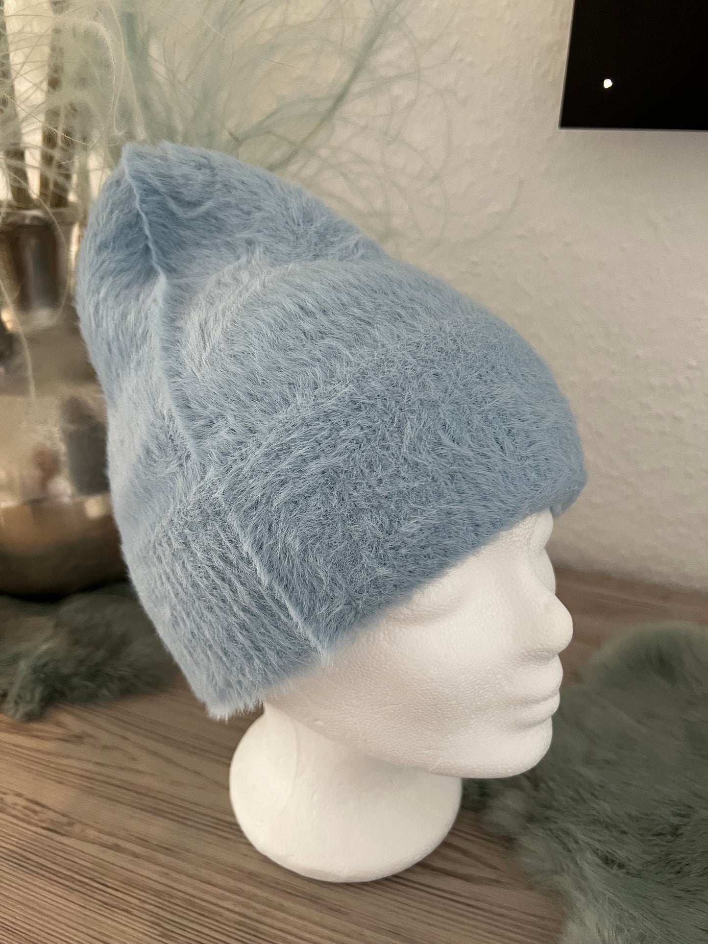 Flausch Mütze mit Angora