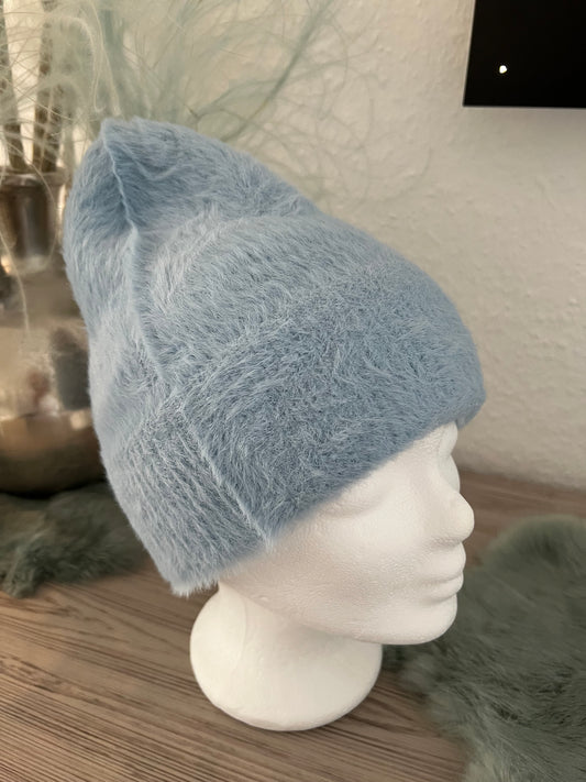Flausch Mütze mit Angora
