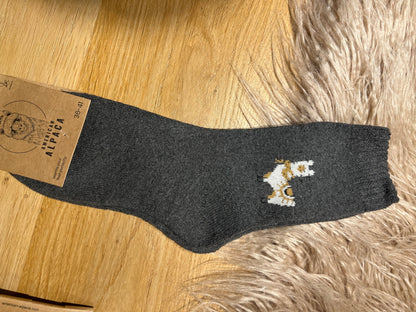 ✅ Alpaca Socken Gr. 36-41 "Mit Alpaca- Dick"