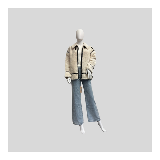 Beige Jacke “Teddy”